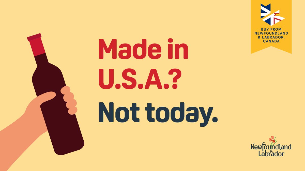 Taking action against tariffs, today the Newfoundland Labrador Liquor Corporation pulled United States products from their shelves. 

Last year, Newfoundlanders and Labradorians spent roughly $26 million on American products at the NLC. Now, those dollars can be directed towards