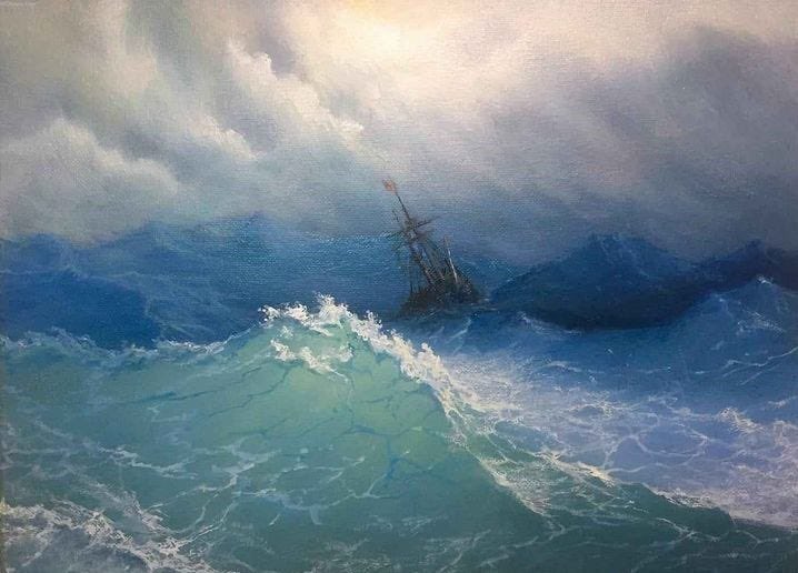 art by Ivan Aivazovsky