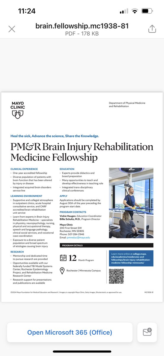 Happy brain injury awareness month! For those who are interested in learning more about our Brain Injury Fellowship take a look at our program tinyurl.com/2smrvnk5