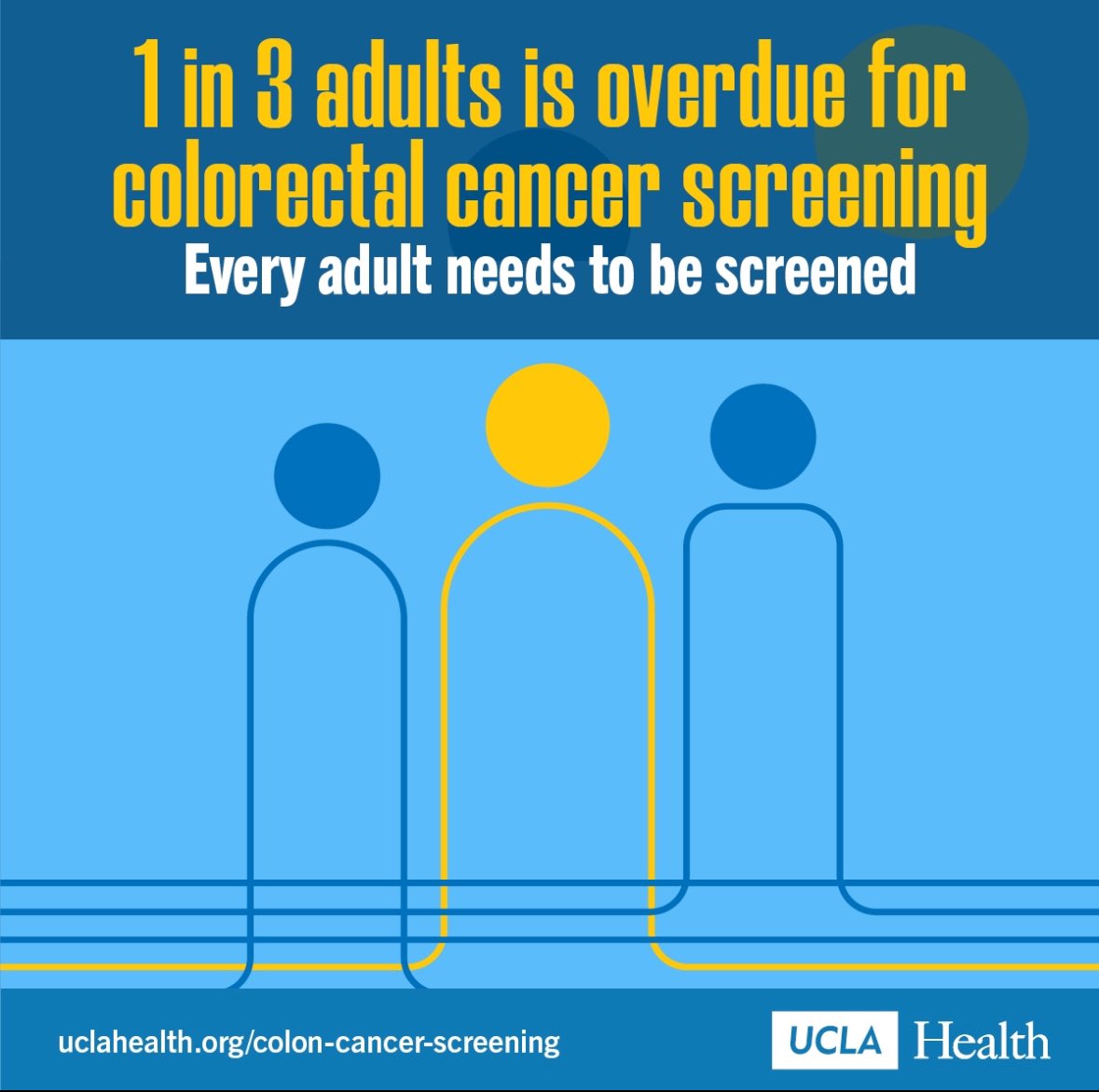 Firas Bahdi (@bahdi_firas) on Twitter photo THIRD of US adults are overdue for CRC screening!
Patients education, providers reminders, and outreach programs are important to close this gap with our wider screening tools!
<a href="/AGA_Gastro/">Gastroenterology</a> <a href="/AmCollegeGastro/">ACG</a> <a href="/DOM_UCLA/">Department of Medicine at UCLA Health</a> <a href="/FightCRC/">Fight Colorectal Cancer</a> <a href="/UCLAGIHep/">UCLA Gastroenterology and Hepatology</a>
#ColorectalCancerAwarenessMonth THIRD of US adults are overdue for CRC screening!
Patients education, providers reminders, and outreach programs are important to close this gap with our wider screening tools!
<a href="/AGA_Gastro/">Gastroenterology</a> <a href="/AmCollegeGastro/">ACG</a> <a href="/DOM_UCLA/">Department of Medicine at UCLA Health</a> <a href="/FightCRC/">Fight Colorectal Cancer</a> <a href="/UCLAGIHep/">UCLA Gastroenterology and Hepatology</a>
#ColorectalCancerAwarenessMonth