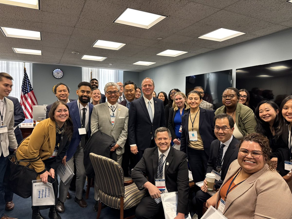 Nancy Quintanilla (she/her/ella) (@nancquintanilla) on Twitter photo So grateful to <a href="/SenAdamSchiff/">Adam Schiff</a> for taking the time to greet the California delegation of the AUA Advocacy Summit! #AUASummit25 <a href="/AmerUrological/">Amer. Urol. Assn.</a> So grateful to <a href="/SenAdamSchiff/">Adam Schiff</a> for taking the time to greet the California delegation of the AUA Advocacy Summit! #AUASummit25 <a href="/AmerUrological/">Amer. Urol. Assn.</a>
