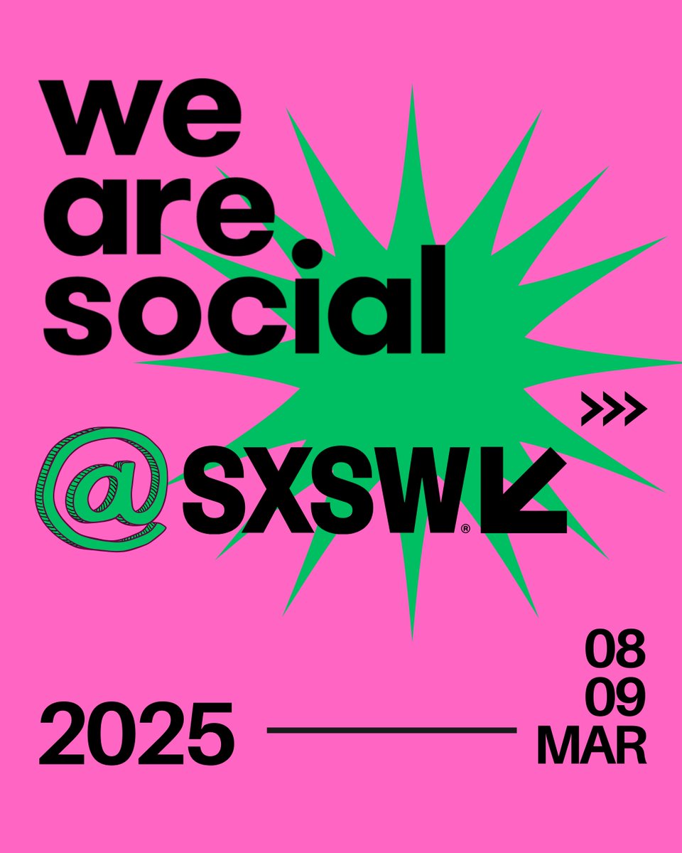 We Are Social tweet media