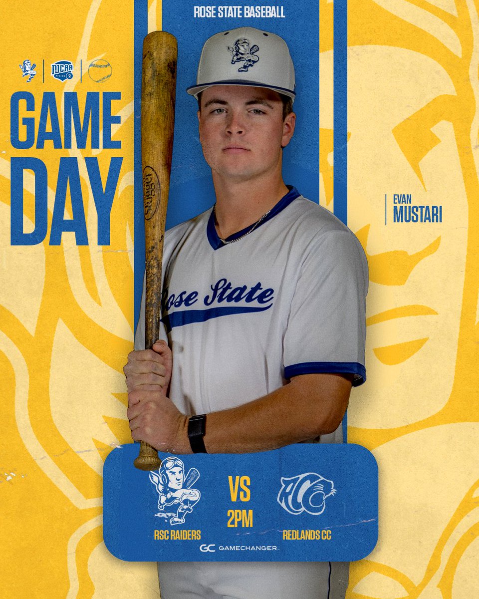 Rose State Raiders (@rscraiders) on Twitter photo ๐จ๐๐๐๐๐๐๐๐ ๐๐๐๐๐๐๐จ
Todayโs doubleheader has been moved to a HOME single 9 inning game.
๐ Redlands CC
๐
Tuesday, March 4, 2025
โฐ 2pm
๐ Midwest City, OK
๐ฅ|๐ GameChanger App
#mastertheboring | <a href="/RSC_Baseball/">Rose State College Baseball</a> ๐จ๐๐๐๐๐๐๐๐ ๐๐๐๐๐๐๐จ
Todayโs doubleheader has been moved to a HOME single 9 inning game.
๐ Redlands CC
๐
Tuesday, March 4, 2025
โฐ 2pm
๐ Midwest City, OK
๐ฅ|๐ GameChanger App
#mastertheboring | <a href="/RSC_Baseball/">Rose State College Baseball</a>