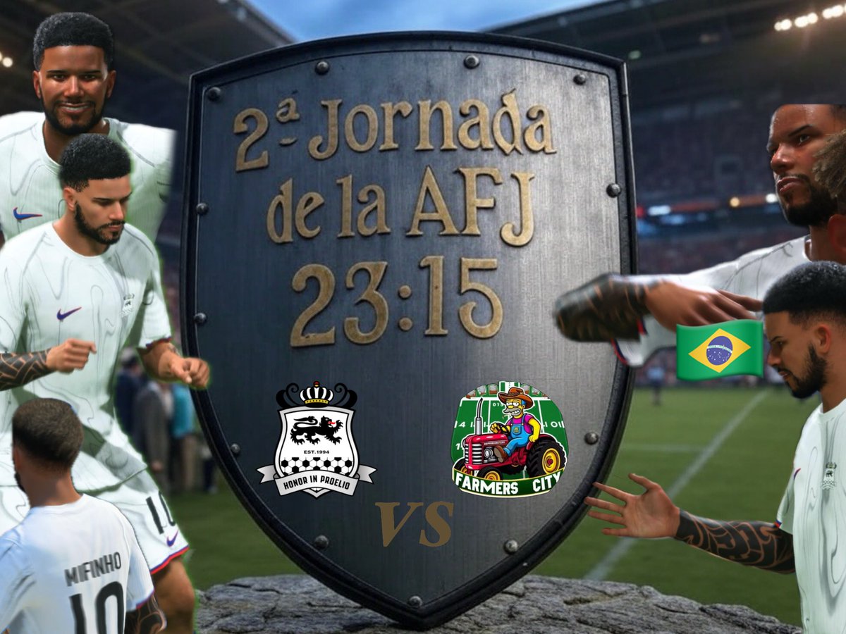 UD Campeador (@udcampeador) on Twitter photo ⚪️⚫️Día de partido⚪️⚫️
Segunda jornada de la <a href="/AFJLeague/">AFJ League 🎮</a>
Vs <a href="/FarmersCity_/">Farmers City</a>
En casa, con la afición
23:15 ⚪️⚫️Día de partido⚪️⚫️
Segunda jornada de la <a href="/AFJLeague/">AFJ League 🎮</a>
Vs <a href="/FarmersCity_/">Farmers City</a>
En casa, con la afición
23:15