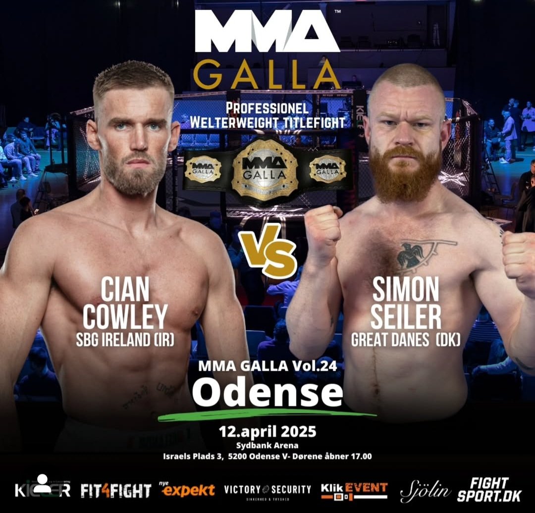 🚨 Fight announcement 🚨

Irish welterweight Cian Cowley is back in action on April 12th.

Full story: severemma.com/2025/03/cian-c…