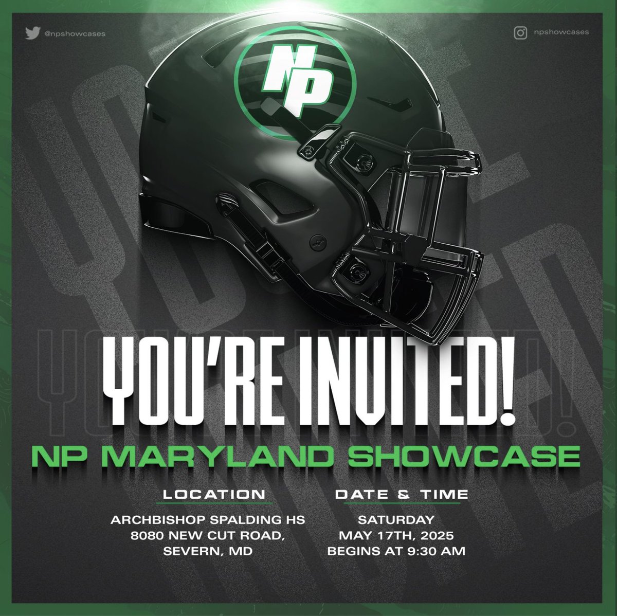 Luke Reilly (@lukereilly016) on Twitter photo Thank you <a href="/NPCoachZim/">Donnie Zimmerman</a> and <a href="/tdhald/">Todd Haldis</a> for an invite to the National Preps Showcase in Maryland! I’m ready to compete.
<a href="/RadnorFootball/">RADNOR FOOTBALL</a>
<a href="/zdathletics/">Zero Degree QB & WR</a>
<a href="/nickcionci/">Nick Cionci</a>
<a href="/DELCOFootball/">#DelcoFootball</a> Thank you <a href="/NPCoachZim/">Donnie Zimmerman</a> and <a href="/tdhald/">Todd Haldis</a> for an invite to the National Preps Showcase in Maryland! I’m ready to compete.
<a href="/RadnorFootball/">RADNOR FOOTBALL</a>
<a href="/zdathletics/">Zero Degree QB & WR</a>
<a href="/nickcionci/">Nick Cionci</a>
<a href="/DELCOFootball/">#DelcoFootball</a>