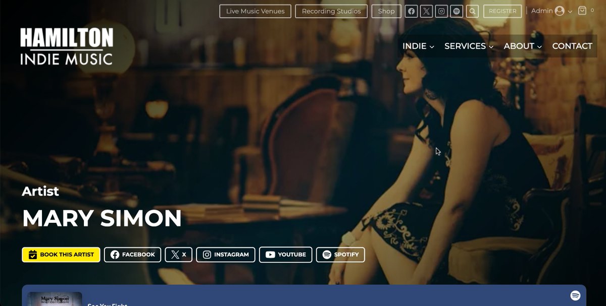 hamiltonIndie's tweet photo. Attention all musicians on Hamilton Indie Music!
We’ve just added a brand new feature to your Artist Profile. The new "Book This Artist" button makes it easier for visitors to inquire about bookings. Please make sure your email is up-to-date so you don’t miss any opportunities. https://t.co/KAlGDl7rTK
