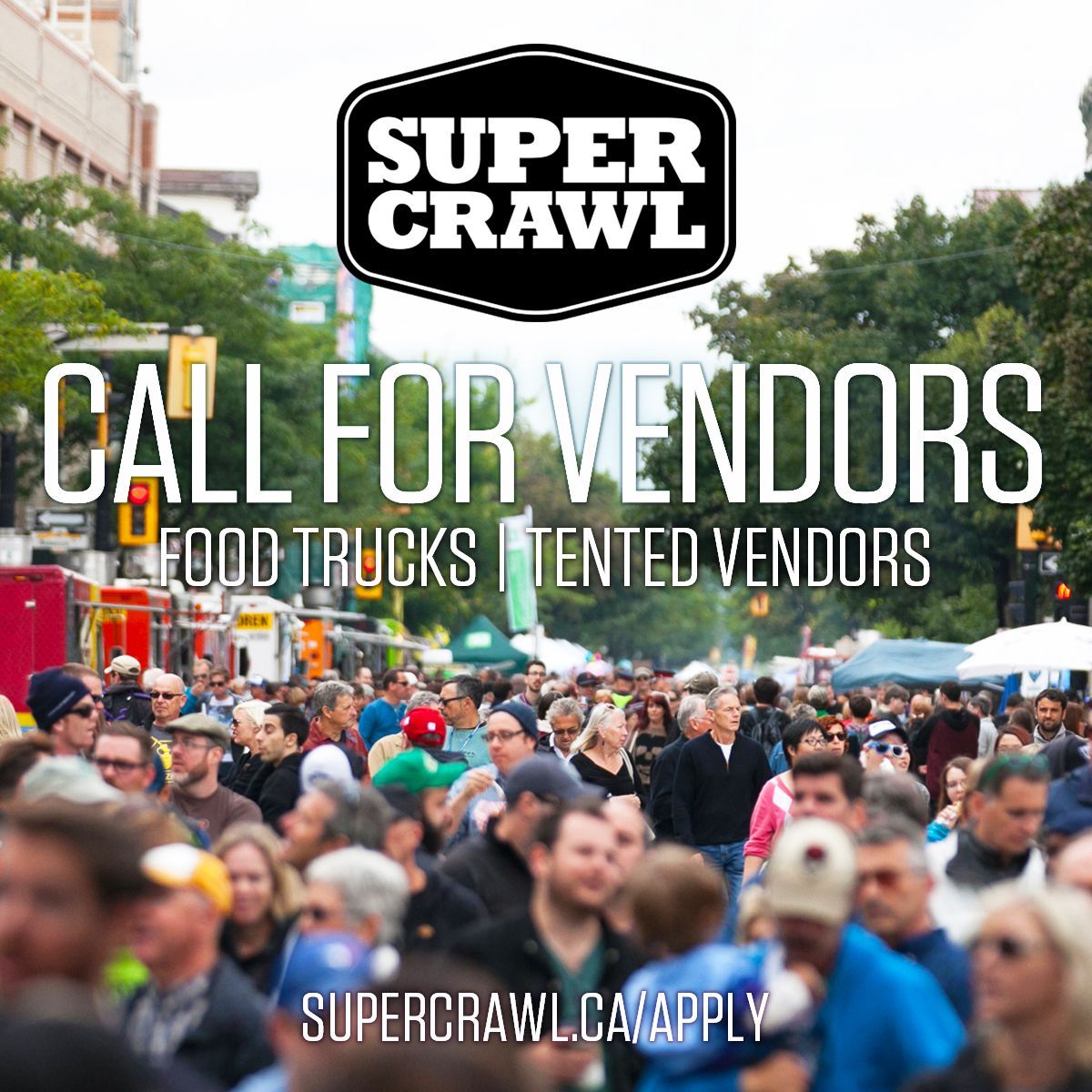 VENDOR CALL IS NOW OPEN! Applications to be a part of Supercrawl 2025 as a tented vendor or food truck are now open! Join us on James North this September 12-14th - apply today at supercrawl.ca/apply #hamont