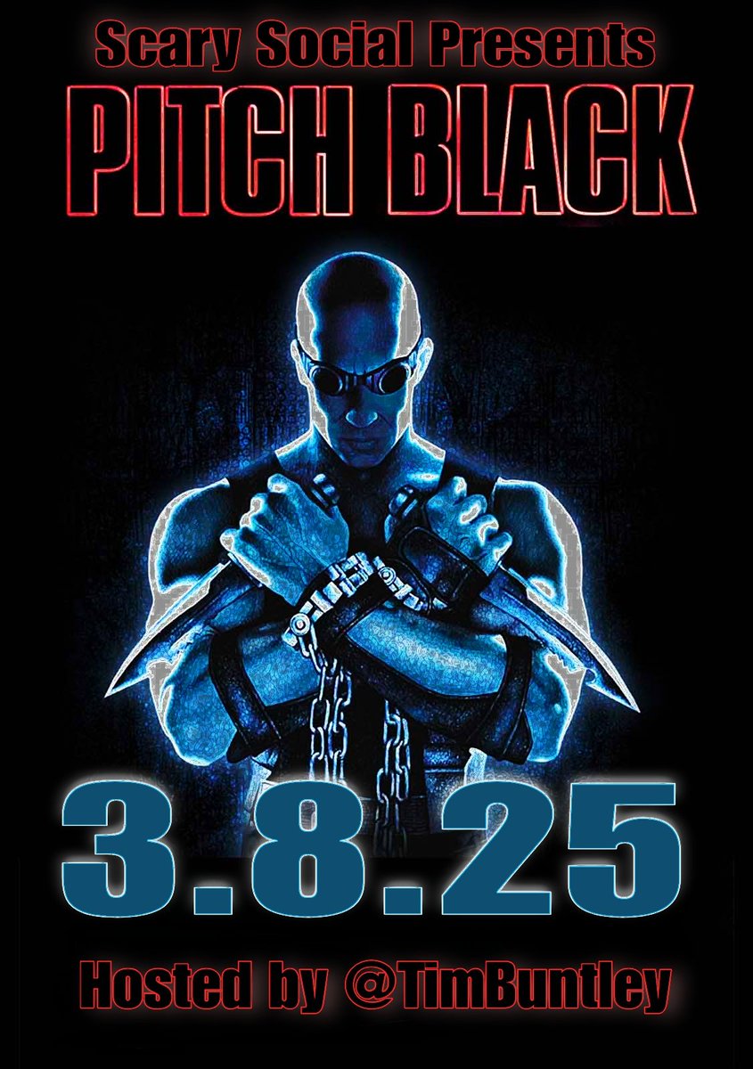 Scary Social (@socialscary) on Twitter photo This Saturday night at 9pm Eastern join us using ##ScarySocial and watch live with <a href="/PrimeVideo/">Prime Video</a> as we go Pitch Black. Hosted by <a href="/TimBuntley/">Snake Doctor🐍👨⚕️</a> This Saturday night at 9pm Eastern join us using ##ScarySocial and watch live with <a href="/PrimeVideo/">Prime Video</a> as we go Pitch Black. Hosted by <a href="/TimBuntley/">Snake Doctor🐍👨⚕️</a>