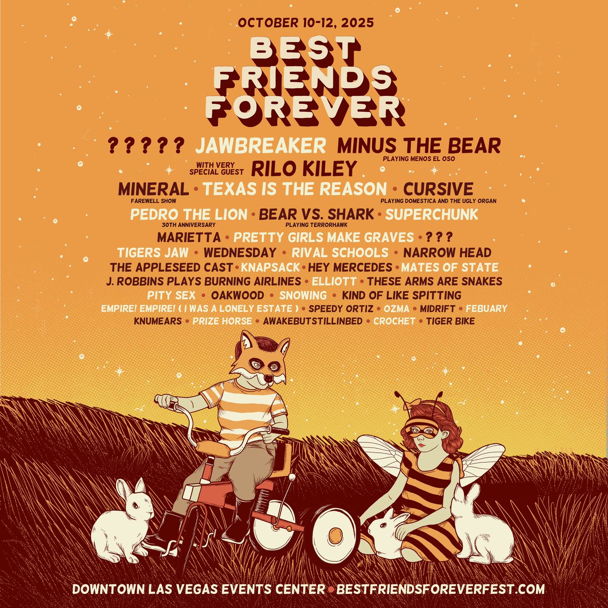 Best Friends Forever returns to the Downtown Las Vegas Events Center, Oct 10th - 12th, 2025!

🎟 3-Day passes on sale tomorrow at 10am PST at the link in our bio. Payment plans start at just $65 down!