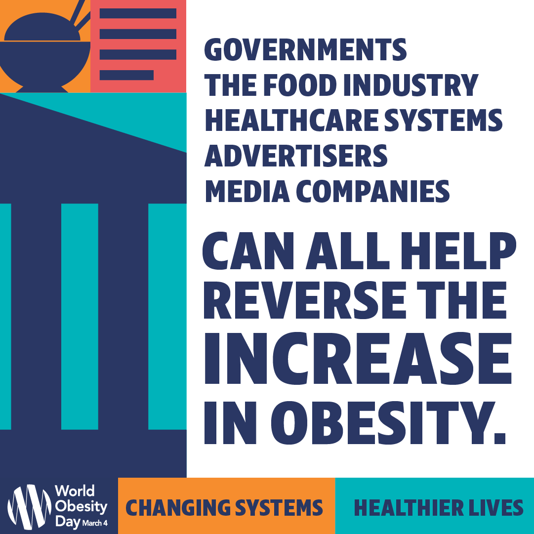 🍏 Everyone deserves access to healthy food. Support policies that increase equitable access across all stages of life. 

👉 worldobesityday.org
#ChangingSystems #WorldObesityDay #WOD2025