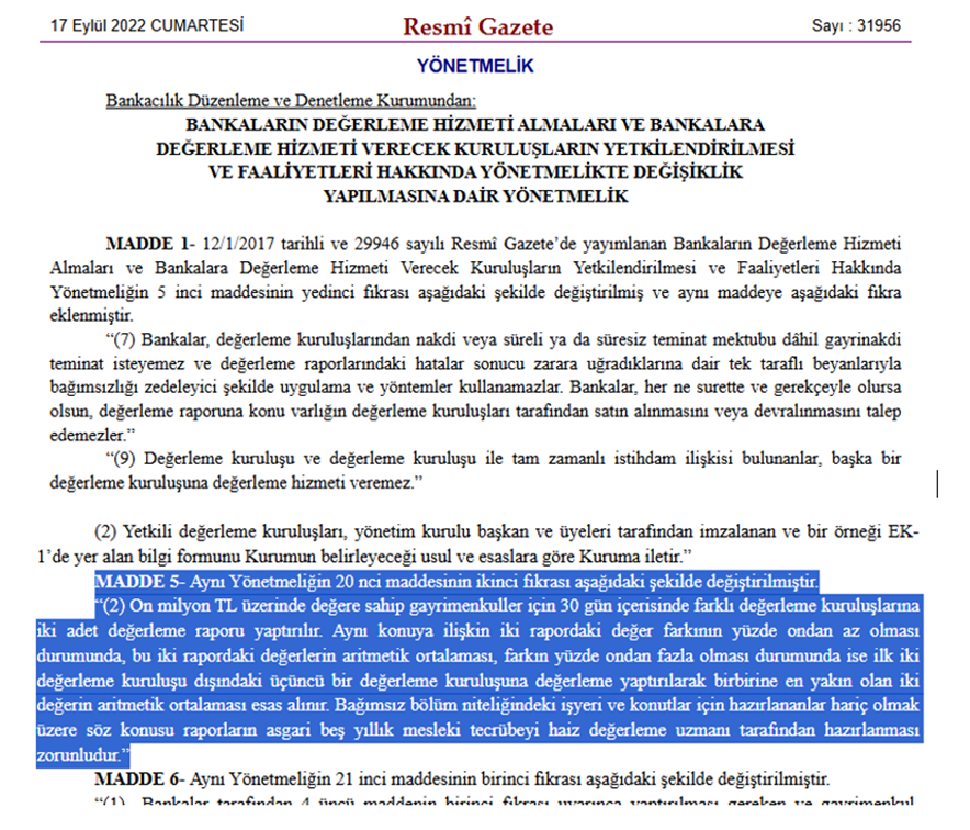 Erol_Tasdelen34's tweet photo. Bankaların İpotek alınacak yerlerin Ekspertiz değeri 2022'de çıkan Yönetmeliğe göre 10 milyon TL'yi geçince 2 defa yapılma zorunluluğu gelmişti. BDDK bu değeri niçin artırmaz da vatandaşa 2 defa 80 bin TL'leri (x2) bulan ekspertiz parası ödetir?
@BDDKResmi  @Merkez_Bankasi @BankalarBirligi