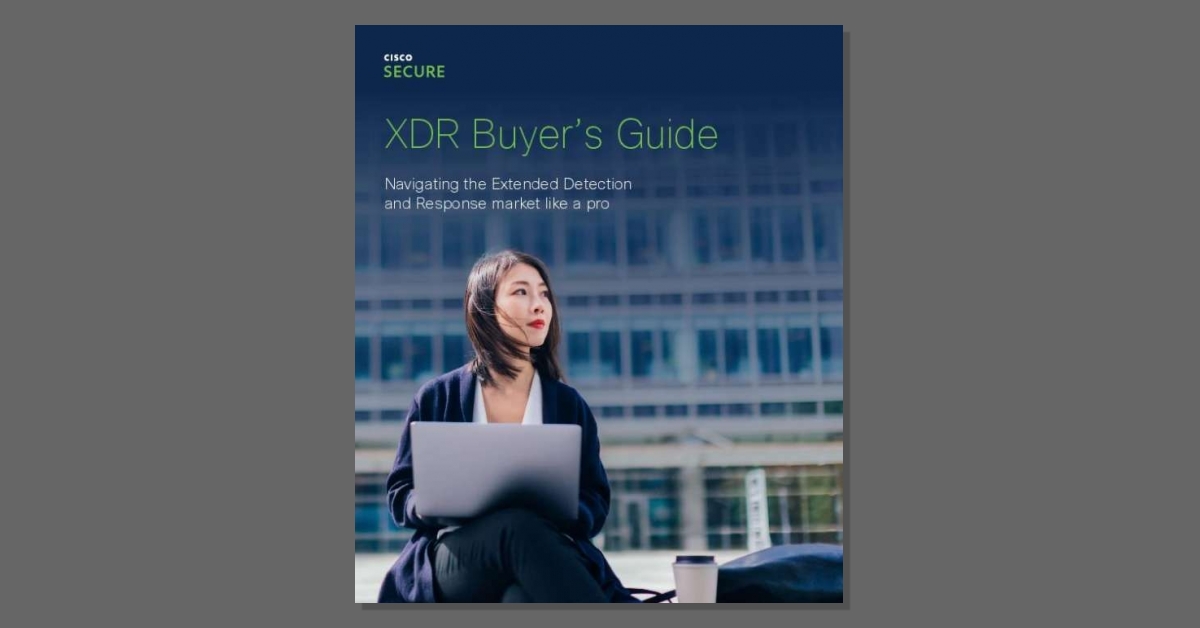 CcjmSolutions's tweet image. From @Cisco: Learn how to navigate the extended detection and response (XDR) market like a pro! 🤔 This buying guide shows the key elements to look for. 🧐 For more details, contact CCJM Solutions. stuf.in/bfxply