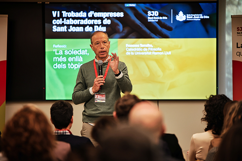 solidaritatSJD's tweet image. Professionals de 38 empreses, juntament amb representants de diferents centres de Sant Joan de Déu, ens hem trobat avui al RISE Center del @ParcSanitariSJD per compartir experiències i reflexionar sobre la #SoledatNoDesitjada a l’entorn laboral.

T&apos;ho expliquem…