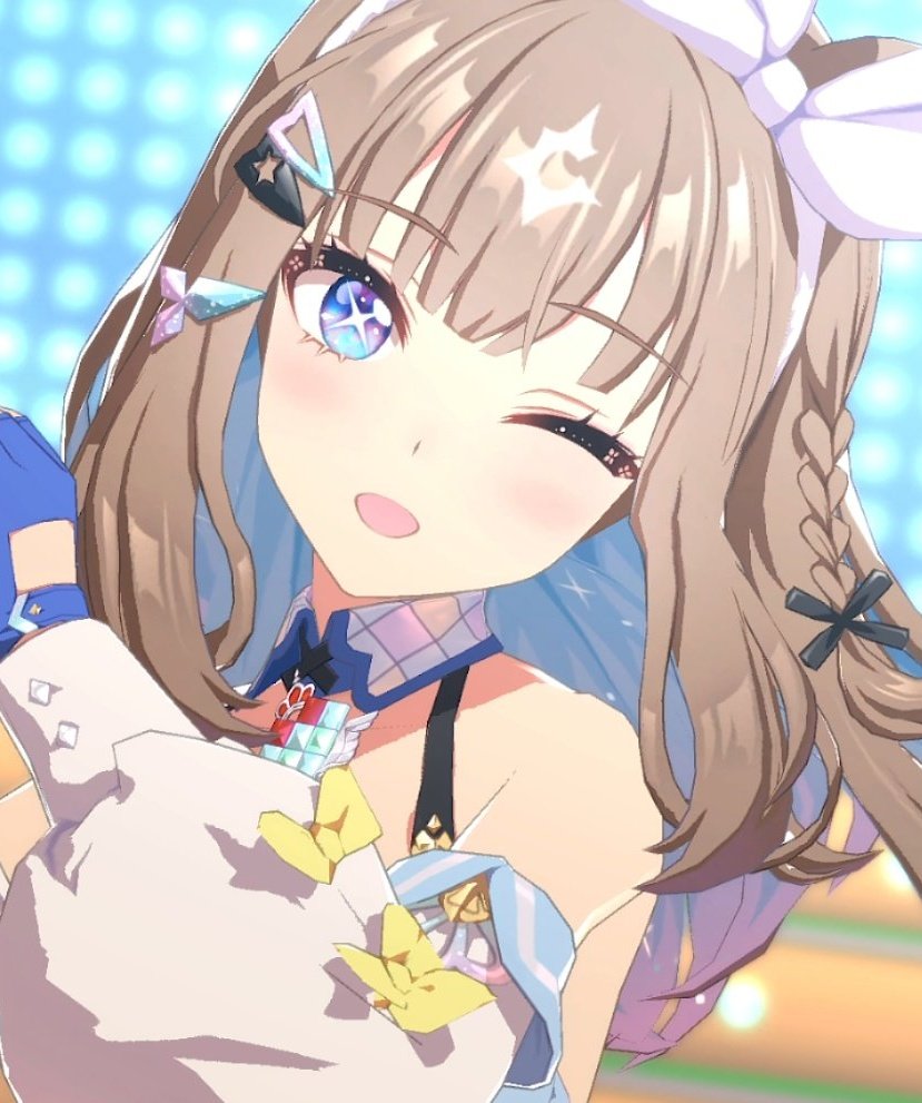 まつげに模様いれるのウマ娘の中で流行れ #アーモンドアイ #ウマ娘