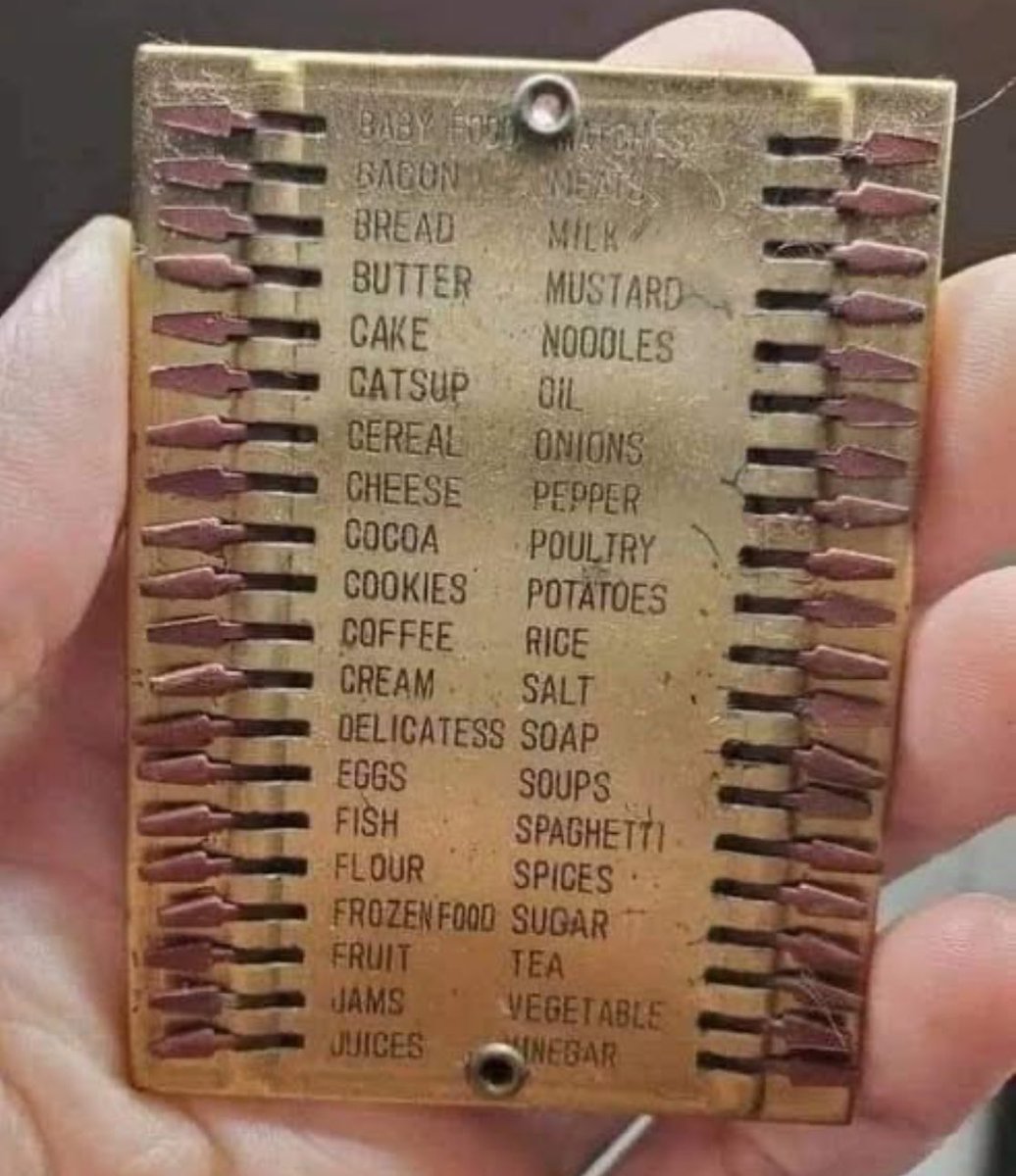 RetroRelicsShop's tweet image. ✅ Reusable Shopping List from the 1920s

Simpler times.