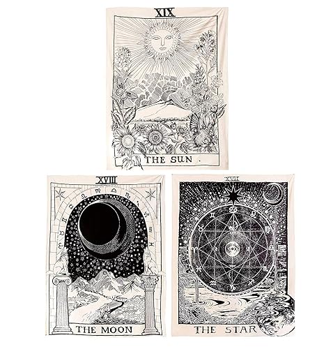 I just received Coolbird Tarot Tapestry 3 Pack (23"27" | 60 * 70CM) - The Sun, The Moon, The Star Medieval Europe Divination Wall Hanging Tapestries for Home Decor from rei-lin via Throne. Thank you! throne.com/attacracc #Wishlist #Throne