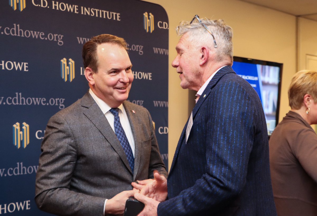 stevenmackinnon's tweet photo. Honoured to address the @CDHoweInstitute today. 

Despite the tariffs, we remain committed to building our economy, supporting workers, and investing here. 

Our country has everything we need. 

We are free, we are sovereign, and we will always be, forever.

Vive le Canada! 🇨🇦 https://t.co/T4O5IBNZ0x