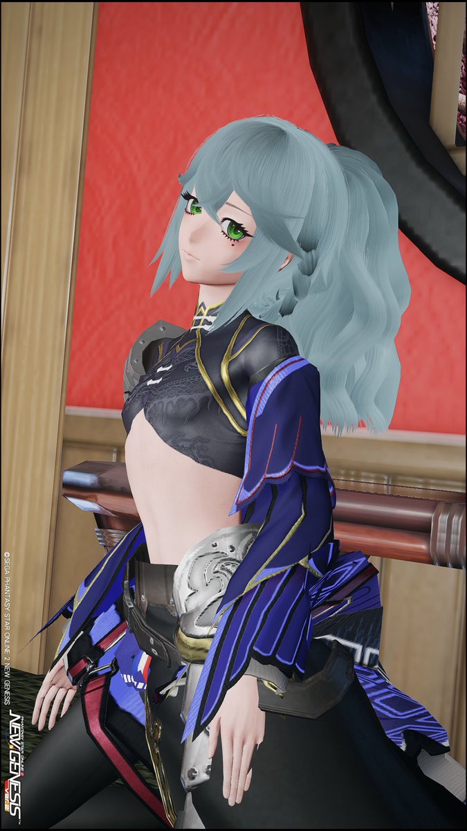 verlisus's tweet image. #PSO2NGS__SS 
#PSO2男の娘同盟 
#PSO2おとこのこ部 
例のインナーを着てパシャリ♪これ、なかなかいいですねぇ♪