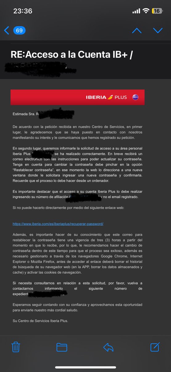 crisarizaga's tweet photo. @Iberia ¡Esto es inaceptable! 😡 MÁS DE 6 MESES intentando desbloquear mi cuenta y lo único que recibo son respuestas vacías. He enviado correos, llenado formularios, hecho llamadas y NINGUNA SOLUCIÓN! ¿Qué clase de servicio al cliente es este? 😤 #Vergonzoso #DesbloqueoURG https://t.co/pLIx52M9KF