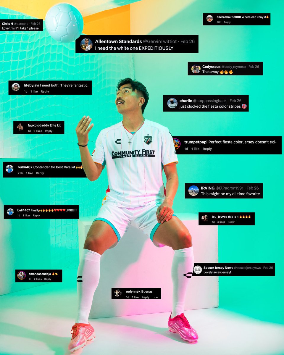 SanAntonioFC's tweet photo. We dropped The Viva SAFC Kit, and y’all dropped the love 🎉🥰

@CFHealthPlans | #ad https://t.co/Ge6g4jGmrv