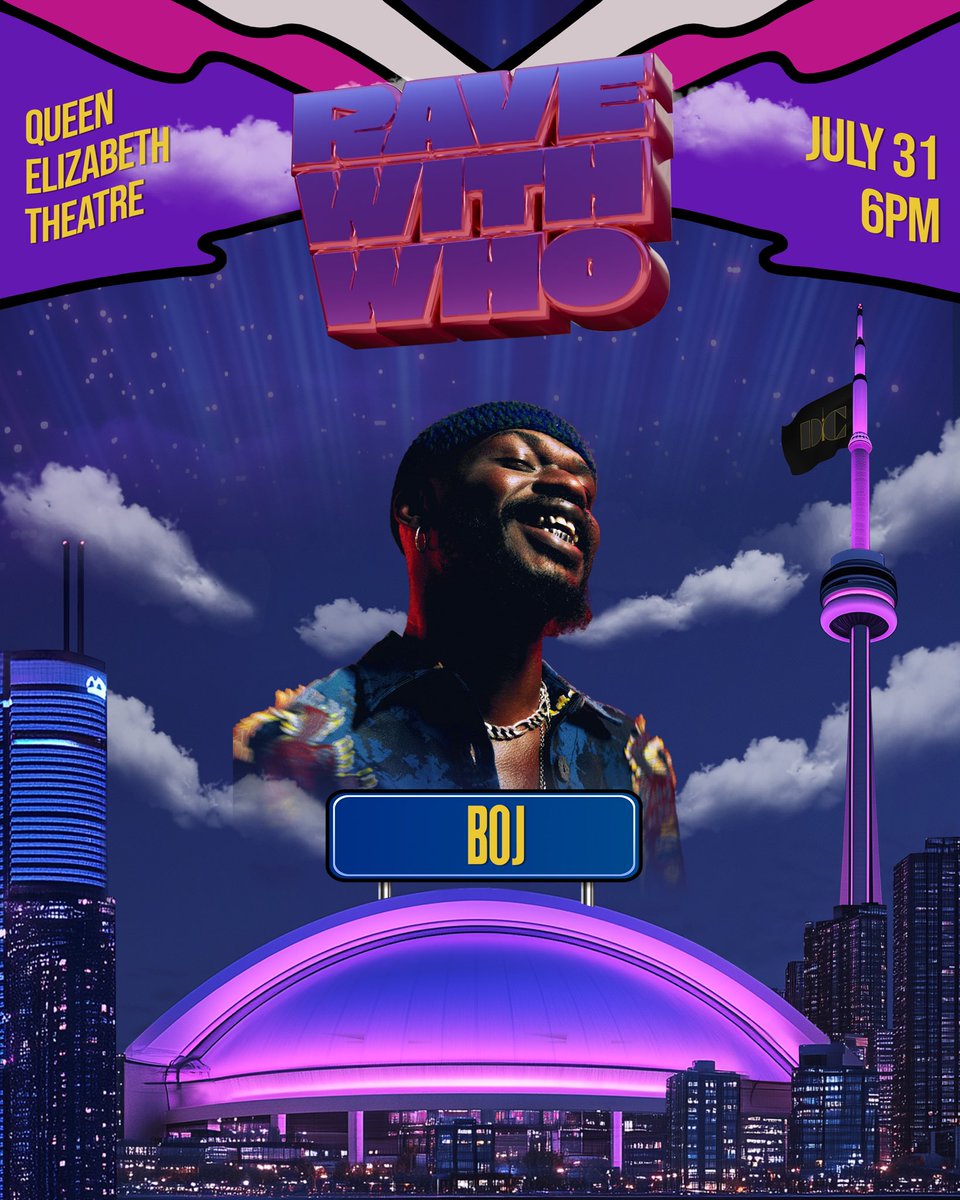 DisturbingCA's tweet photo. We have @BojDRB as our second stage icon!

Who’s next? 👀 

Sign up for pre-sale access. 
Link in bio! 🎟️

#ravewithwho #toronto #caribana2025 https://t.co/lW0G5RoyQN