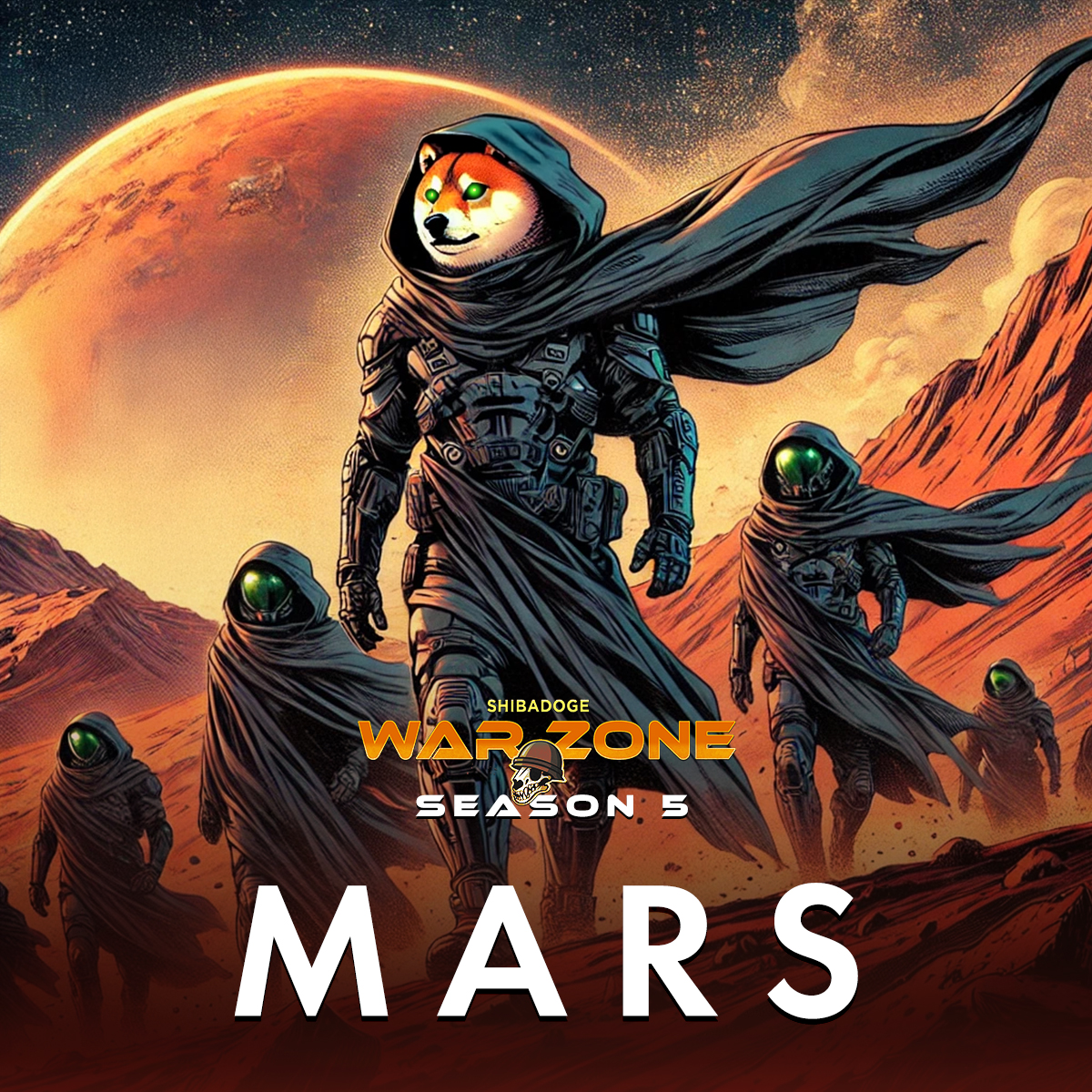Comrades, your next mission is near. Will you be sending your troops to Warzone Season 5 - MARS? 🚀🪖

Learn about Warzone
shibadoge.com/warzone