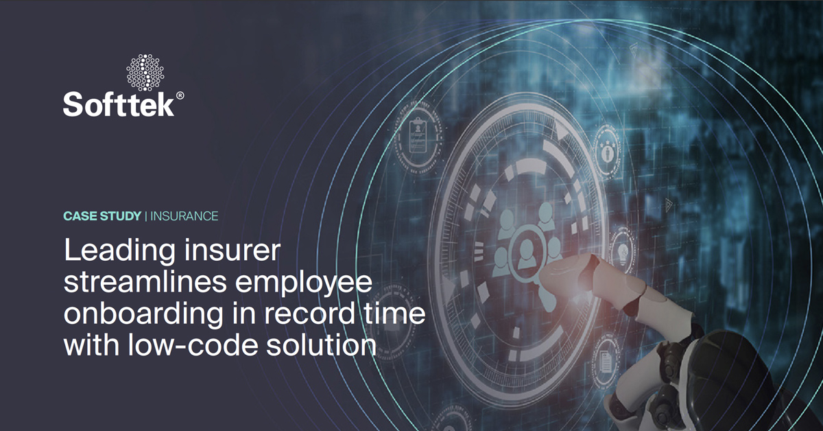 Softtek's tweet image. Discover how we helped a global insurance giant leverage low-code tech to automate tasks, boosting efficiency and visibility. The new hire experience was taken to the next level! 👉 bit.ly/3S7wisO

#DrivingResults #LowCodeTech