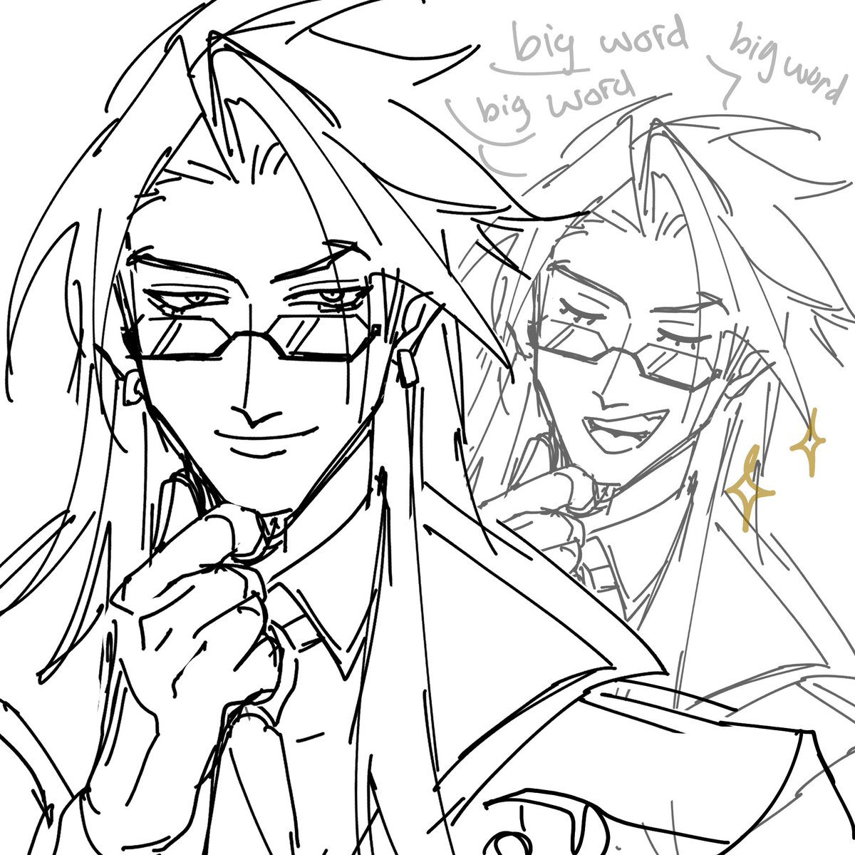 He thinks he looks smart w glasses loool #kayn