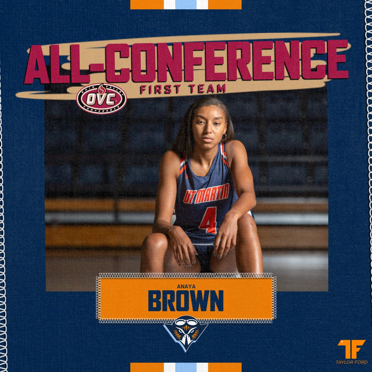 UT Martin Women’s Basketball (@utmartinwbb) on Twitter photo We're so proud that Anaya Brown has been named to the All-<a href="/OVCSports/">Ohio Valley Conference</a> first team!
🏀 - 15.4 ppg (3rd in OVC) & 5.8 rpg
🏀 - 8 20+ point games
🏀 - 6 double-doubles
🏀 - 3rd Skyhawk to reach 1K pts, 500 rebs, 100 blks
#MartinMade We're so proud that Anaya Brown has been named to the All-<a href="/OVCSports/">Ohio Valley Conference</a> first team!
🏀 - 15.4 ppg (3rd in OVC) & 5.8 rpg
🏀 - 8 20+ point games
🏀 - 6 double-doubles
🏀 - 3rd Skyhawk to reach 1K pts, 500 rebs, 100 blks
#MartinMade