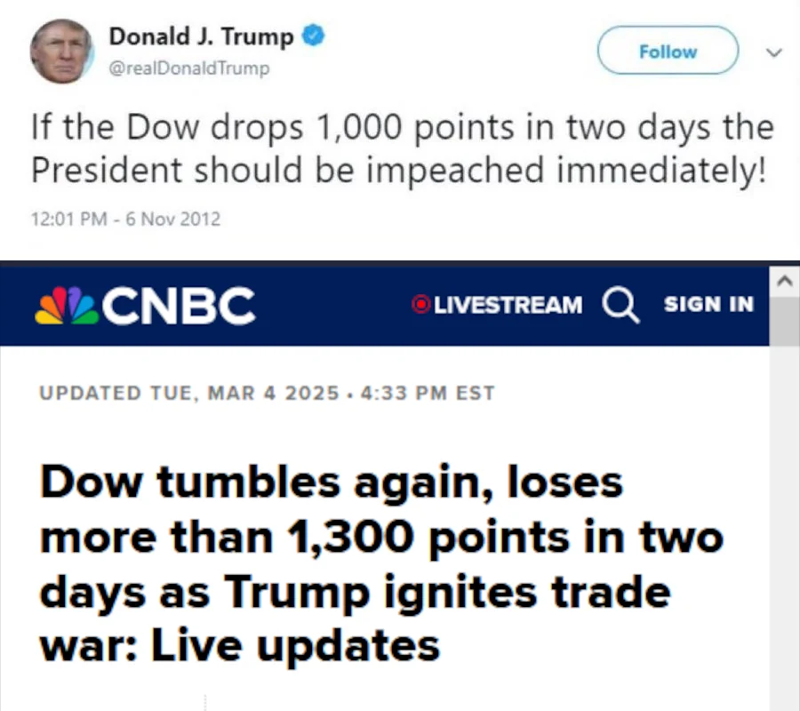 Dear #MAGA,

Can we hold your cult leader to his own words today?