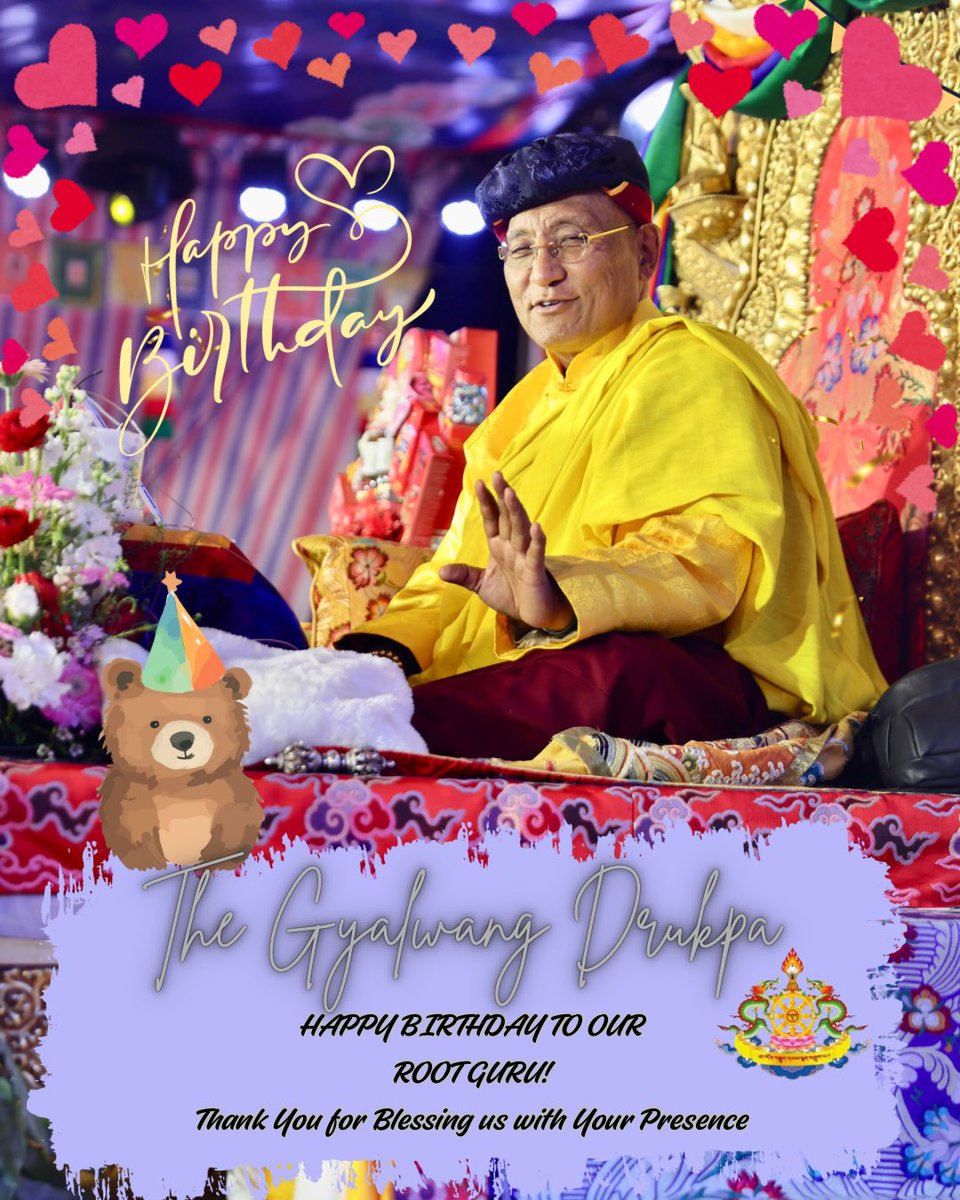 Drukpa's tweet image. Thank you! 

#birthday #GregorianCalendar
