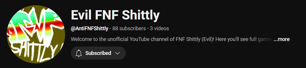 evilrix_again's tweet image. The only tolerable fnf youtube channel