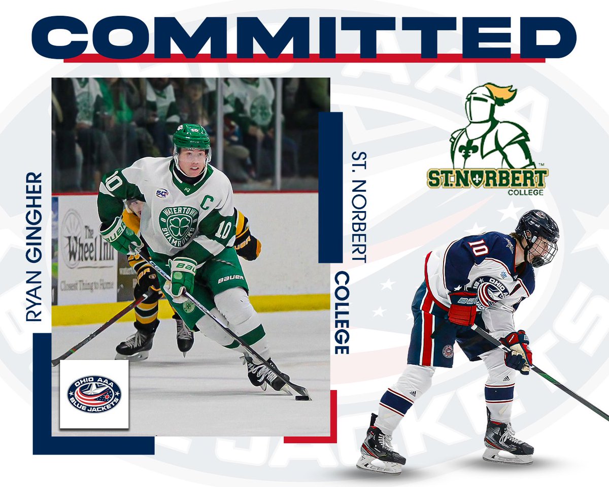 Congratulations to OBJ alumnus Ryan Gingher on his commitment to St. Norbert College! 

RELEASE: aaabluejackets.com/news/gingher-c…