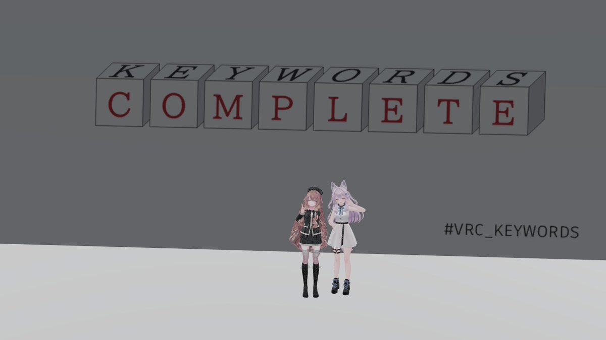 mukibutsu_vrc's tweet photo. その後,お気に入り消化してたらKarenさんが合流し,謎解きツアーに!!!
#VRC_NumbersCorridor
#VRC_KEYWORDS
#VRC_殺人レストラン
どれもこれも完成度高杉です!!おすすめ!!脳をたくさん用意しろ!! https://t.co/GDgCTHrKOo