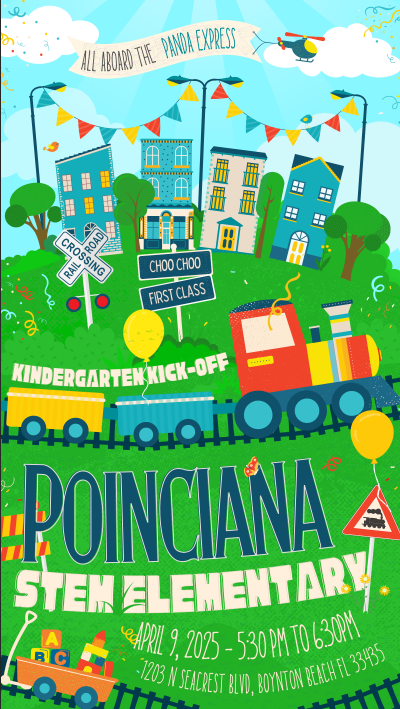 Interested in attending Poinciana STEM for Kindergarten? Have children entering kindergarten at Poinciana STEM? Do you have friends or family that applied to Poinciana STEM? Spread the word!  This event is for incoming Kindergarteners and any new students in the fall <a href="/S_Stockman3/">Shannon</a>