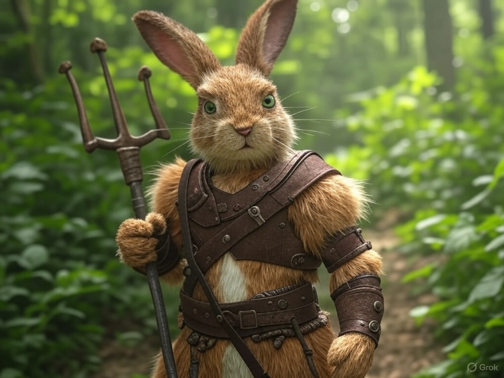 MagicGrapsInn's tweet image. We got a new adventurer @BobbyJetBradley the rabbitfolk barbarian