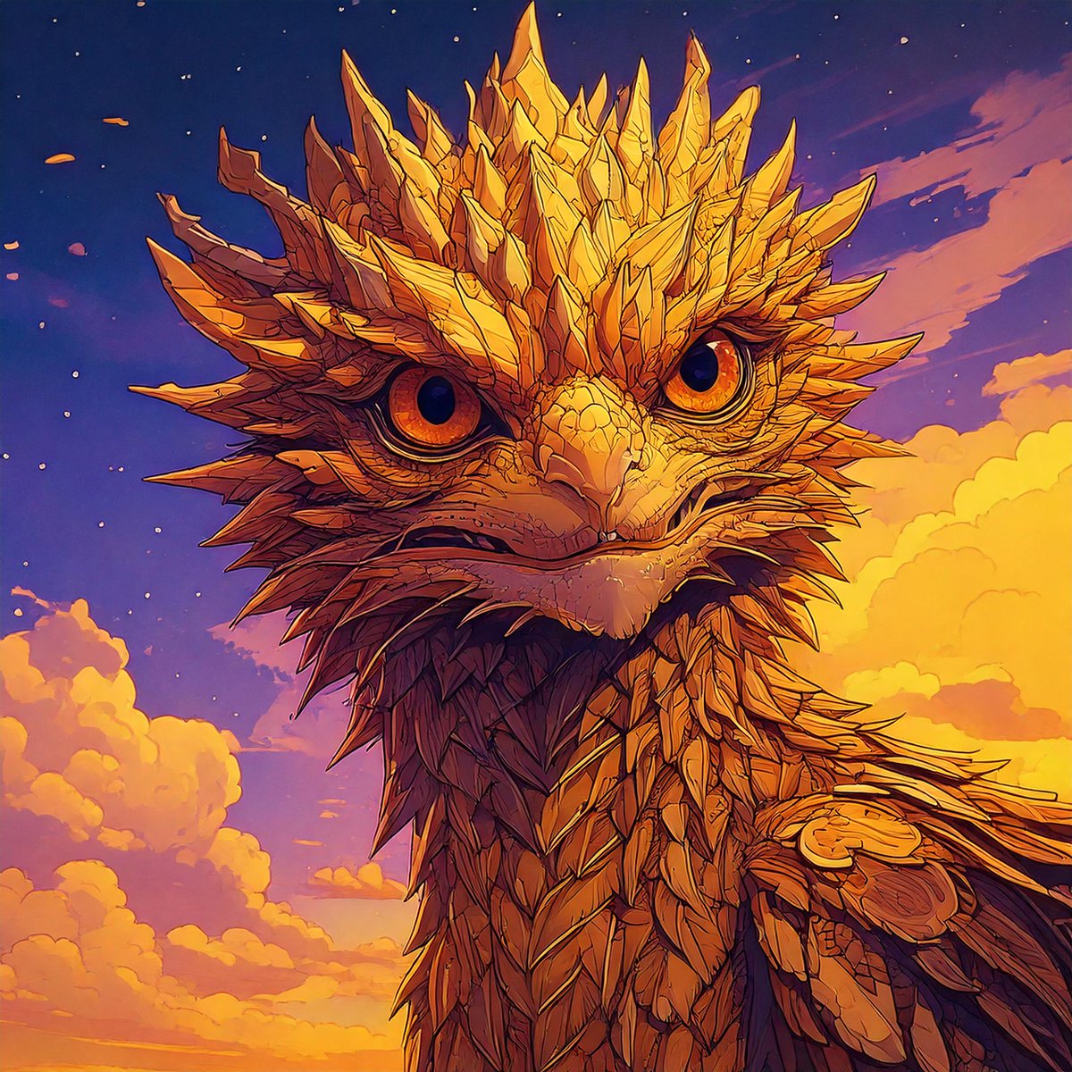 🔥 Meet the legendary dragon from our Guardians of Ape collection! 🔥