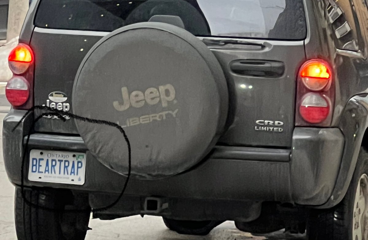 Random investment advice from a parked <a href="/Jeep/">Jeep</a> about #beartraps?