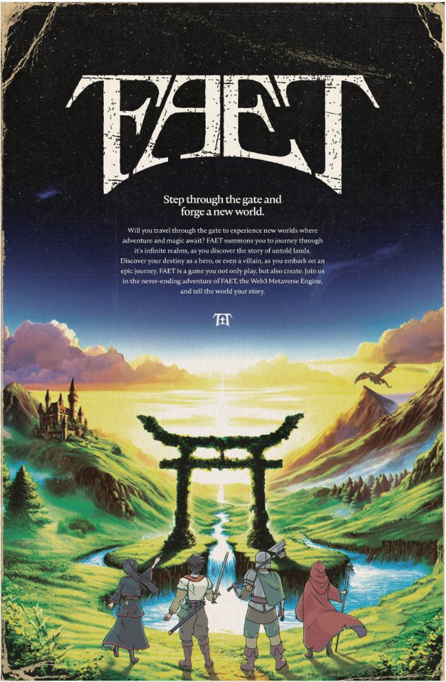 The FAET founders NFT. Inspired by retro game box and poster art. Just the beginning for the future of #Web3Gaming 

Built on #Lisk Minting is now live on <a href="/rarible/">Rarible</a>