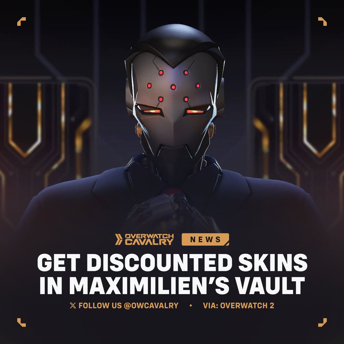 Maximilien’s Vault is BACK in #Overwatch2 💰

Unlock hero skins tailored to your playstyle at exclusive discounted prices, inspired by VALORANT’s Night Market!

What skins did you get this time? 💭