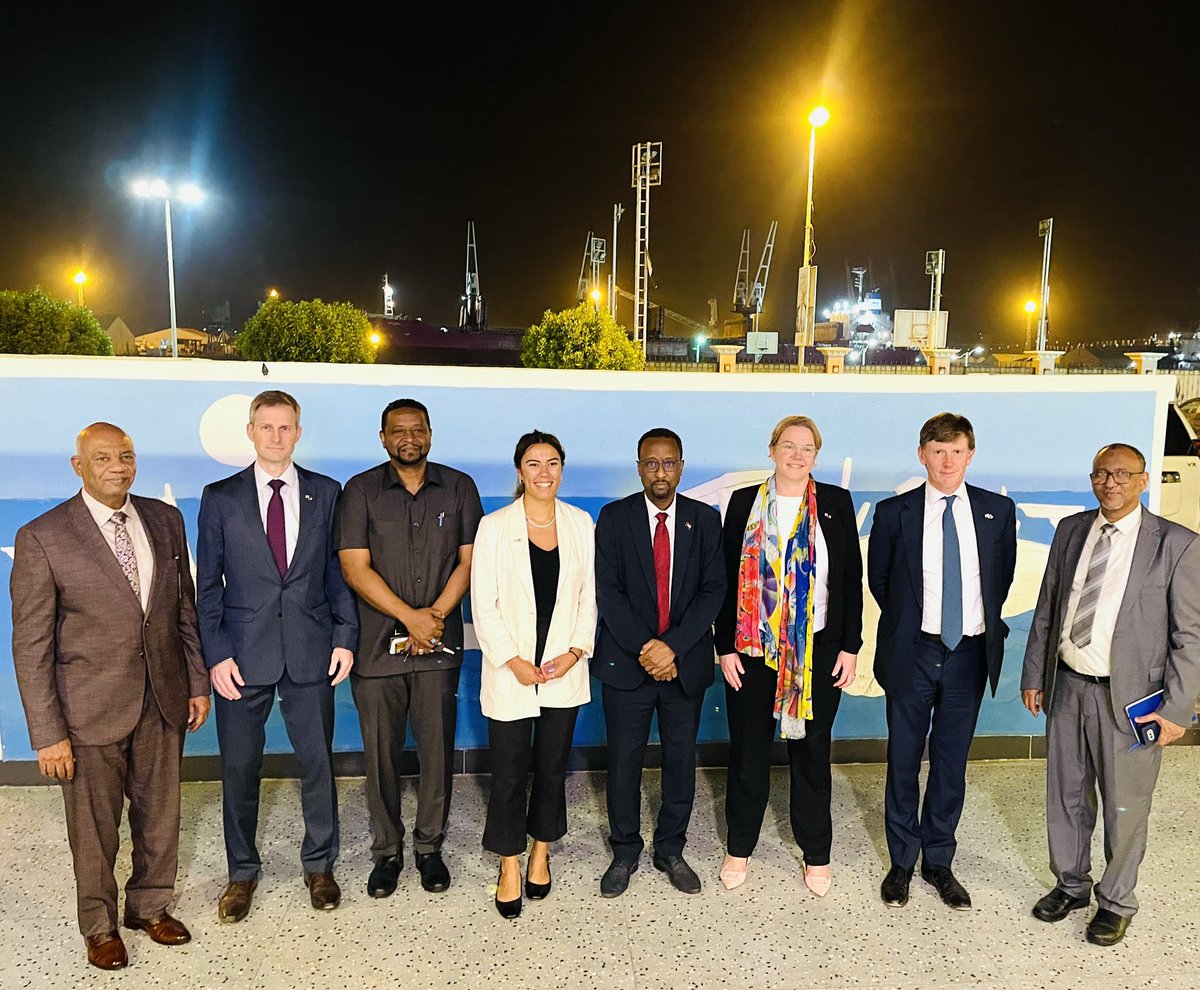 This evening, I met with Ms. Harriet Matthews, Director General for Africa at the UK Foreign, Commonwealth &amp; Development Office, and Mr. Richard Crowder, the UK Special Envoy to Sudan, along with their delegation.
During our discussion, we addressed the UK’s interest in the