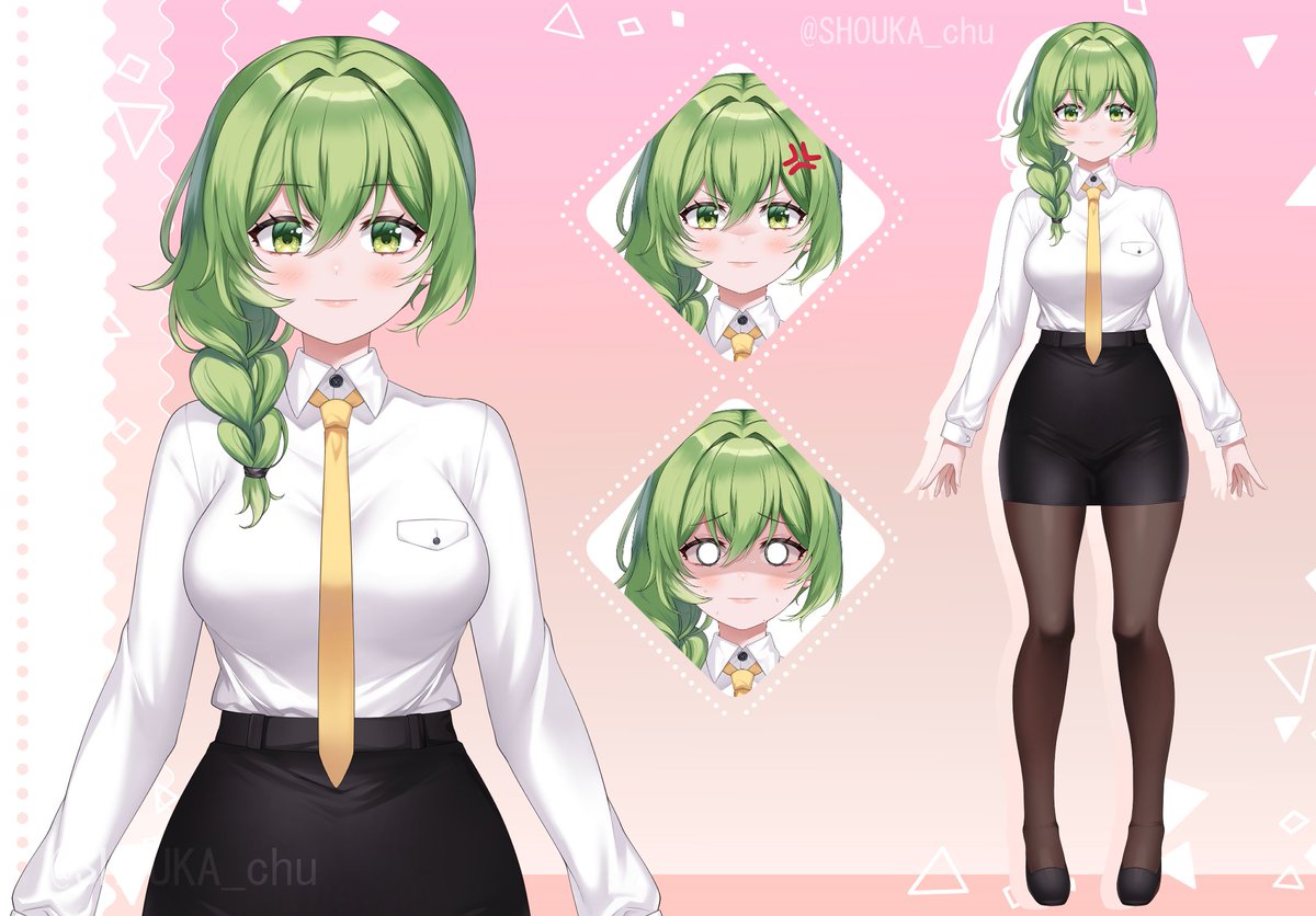 Vtuber model for lil_lilyvt 💚
#Vtuber #VGenComm