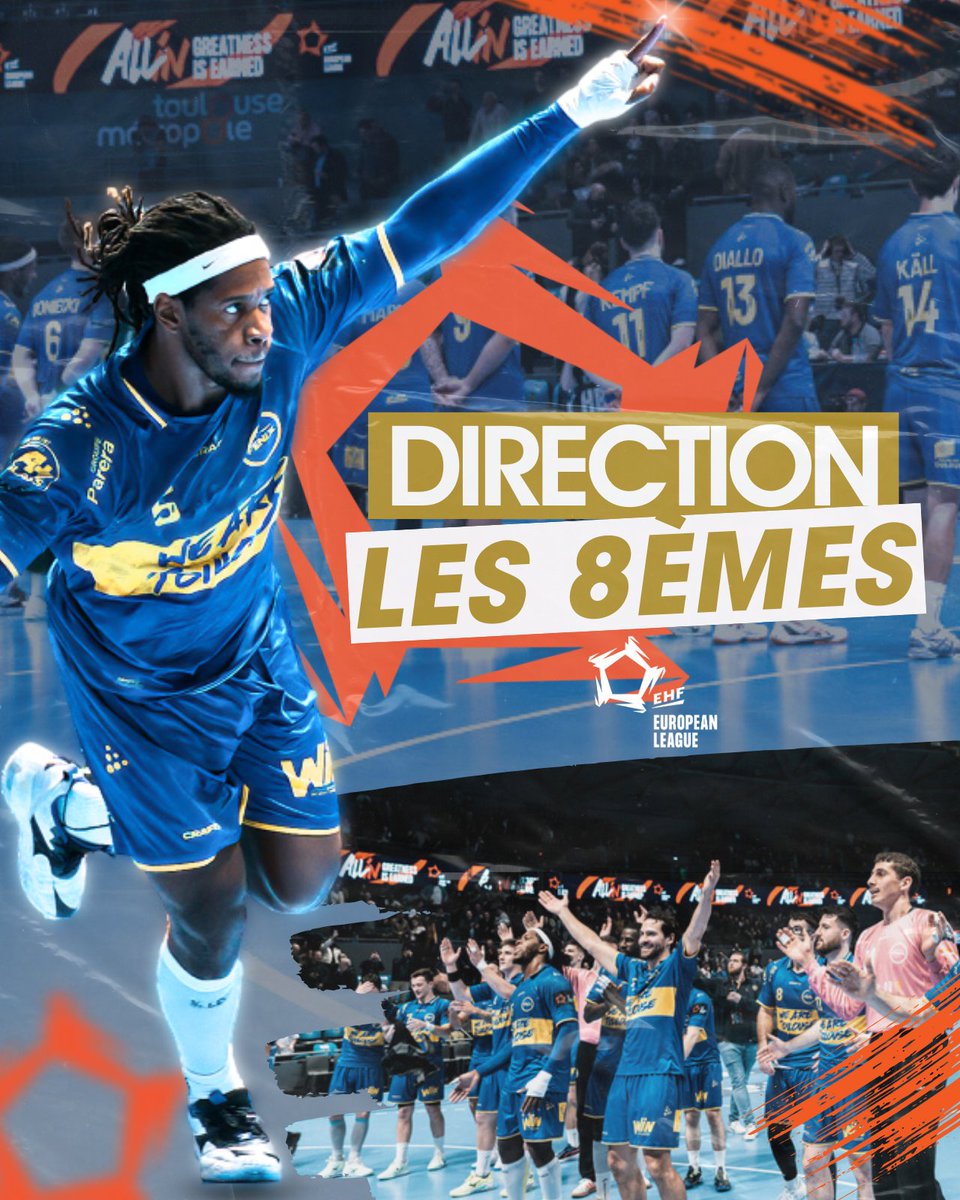 DIRECTION LES 8ÈMES 🌟
Le FENIX s'impose ce soir face à Tatabanya mais surtout l'aventure Européenne continue au terme de ce tour principal en terminant 2ème de ce groupe.

Il faudra attendre la fin de soirée pour connaître l'adversaire du FENIX : Porto ou Vojvodina 🆚