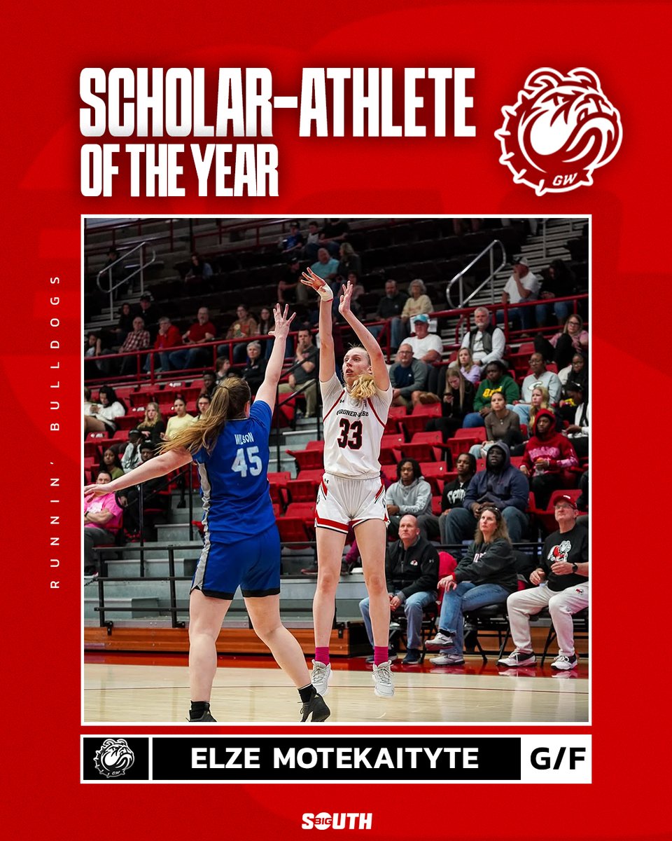 Big South Conference (@bigsouthsports) on Twitter photo 𝟮𝟬𝟮𝟱 𝗕𝗜𝗚 𝗦𝗢𝗨𝗧𝗛 𝗦𝗖𝗛𝗢𝗟𝗔𝗥-𝗔𝗧𝗛𝗟𝗘𝗧𝗘 𝗢𝗙 𝗧𝗛𝗘 𝗬𝗘𝗔𝗥 📓
🏀 Elze Motekaityte // <a href="/GWU_WBK/">Gardner-Webb Women’s Basketball</a>
#BigSouthWBB 𝟮𝟬𝟮𝟱 𝗕𝗜𝗚 𝗦𝗢𝗨𝗧𝗛 𝗦𝗖𝗛𝗢𝗟𝗔𝗥-𝗔𝗧𝗛𝗟𝗘𝗧𝗘 𝗢𝗙 𝗧𝗛𝗘 𝗬𝗘𝗔𝗥 📓
🏀 Elze Motekaityte // <a href="/GWU_WBK/">Gardner-Webb Women’s Basketball</a>
#BigSouthWBB