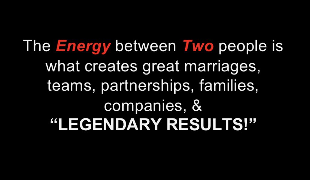 Energy changes everything.

The Greats in the Bible never had to be motivated—they were “Energized” by God Himself.

Start your day lit up at 2Chairs—watch what happens!

Energy wins:
✅ The Interview 
✅ The Deal
✅ The Campaign
✅ The Relationships that matter
#2Chairs #Listen