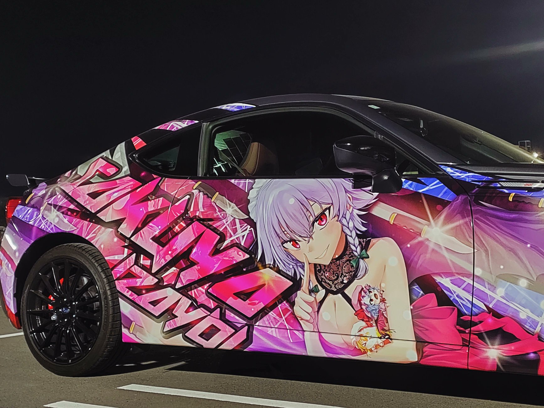 東方Project 十六夜咲夜 レミリア 紅魔館専用車 痛車ステッカー TOKI on X: 