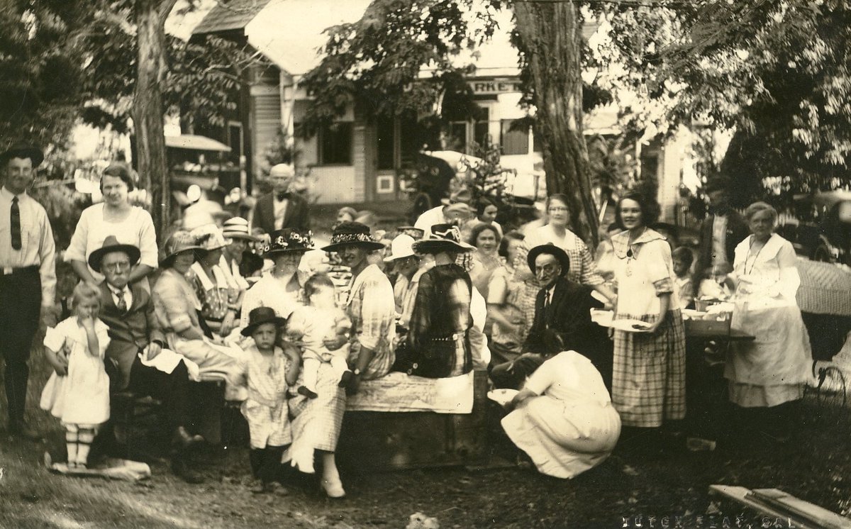 Picnic Gathering in Dutch Flat

c. 1918
