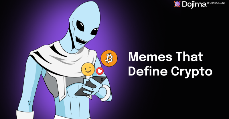 dojimanetwork's tweet photo. Which #meme best describes the current crypto mood? Share with #CryptoMemeWars!
#Web3 #Blockchain #DojimaFoundation https://t.co/TXJXI5YthU