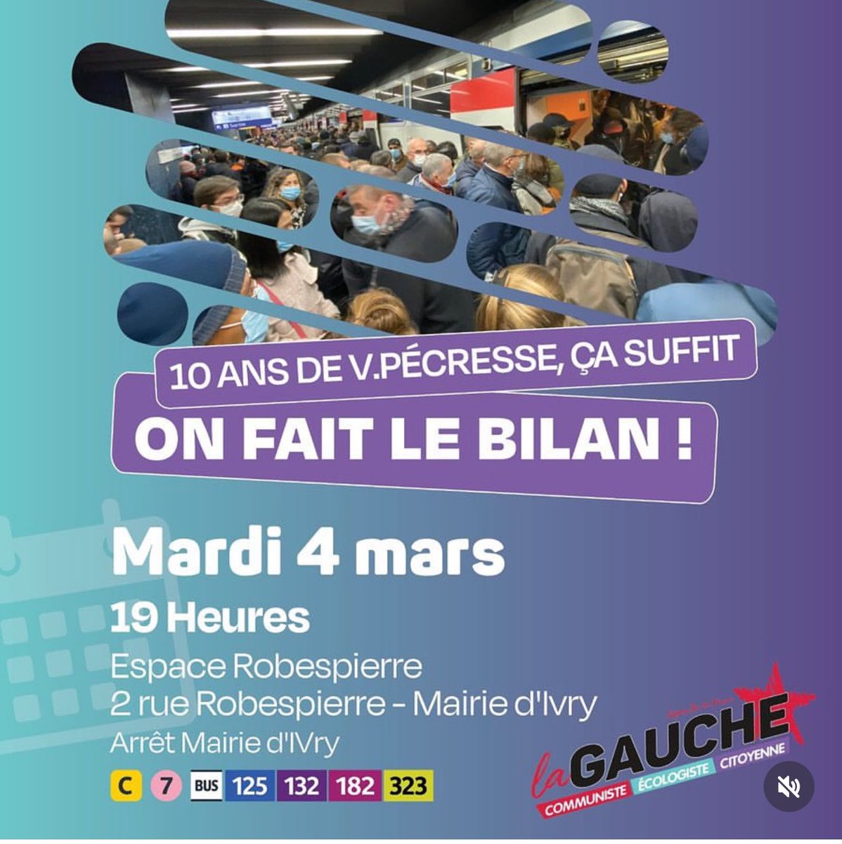 Depuis son élection <a href="/vpecresse/">Valérie Pécresse</a> a augmenté le forfait #navigo annuel de 206,80 € 😡

Pour mieux comprendre les coups de hache la droite régionale : 
👉🏽 gauchecom.fr/wp-content/upl…